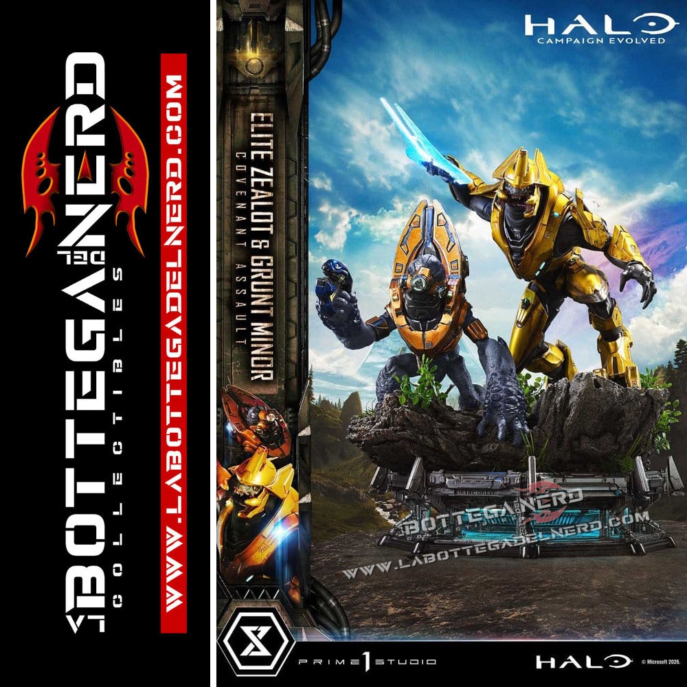 Halo - Masterline Statue Elite Zealot & Grunt Minor 81cm