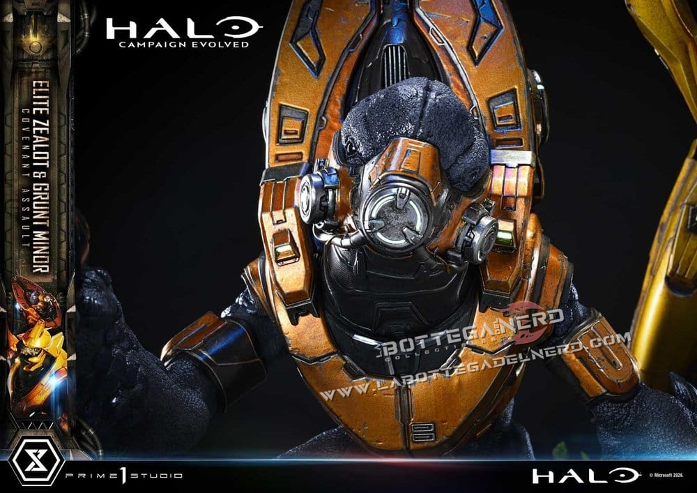 Halo - Masterline Statue 1/4 Elite Zealot & Grunt Minor 81cm - immagine 9
