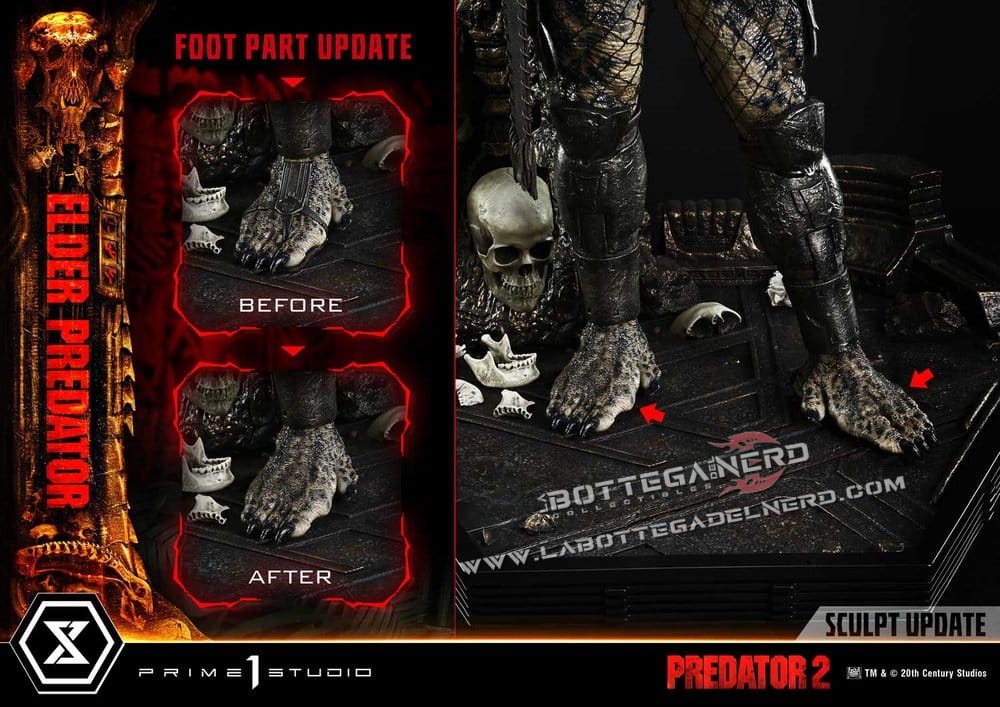 Predator 2 - Museum Statue 1/3 Elder Predator 94cm - immagine 12